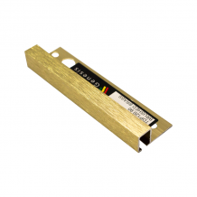 12mm - TDP120.90 Genesis Brushed Gold Square Edge Smart Tile Trim TDP
